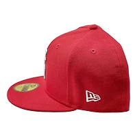 St. Louis Cardinals Red Upside Down Logo UV New Era 59FIFTY Fitted Hat