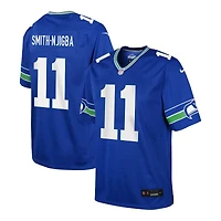 Youth Seattle Seahawks Jaxon Smith-Njigba Royal Blue Throwback Nike Game Jersey