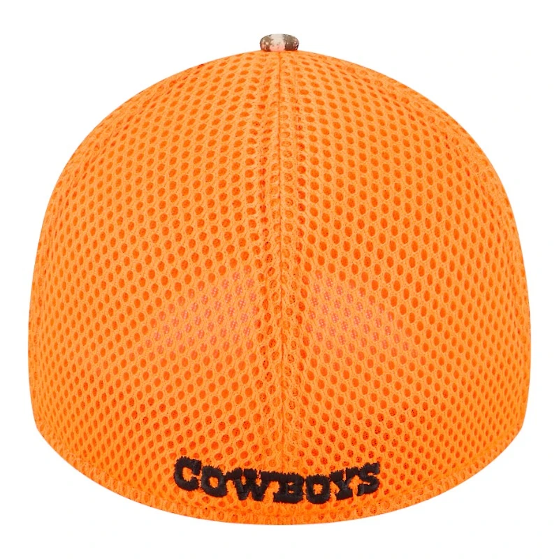 Dallas Cowboys Realtree Camo and Orange Active New Era 39THIRTY Flex Fit Hat
