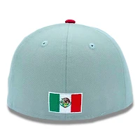 Mexico Green Two Tone Flag Batterman Gray UV New Era 59FIFTY Fitted Hat