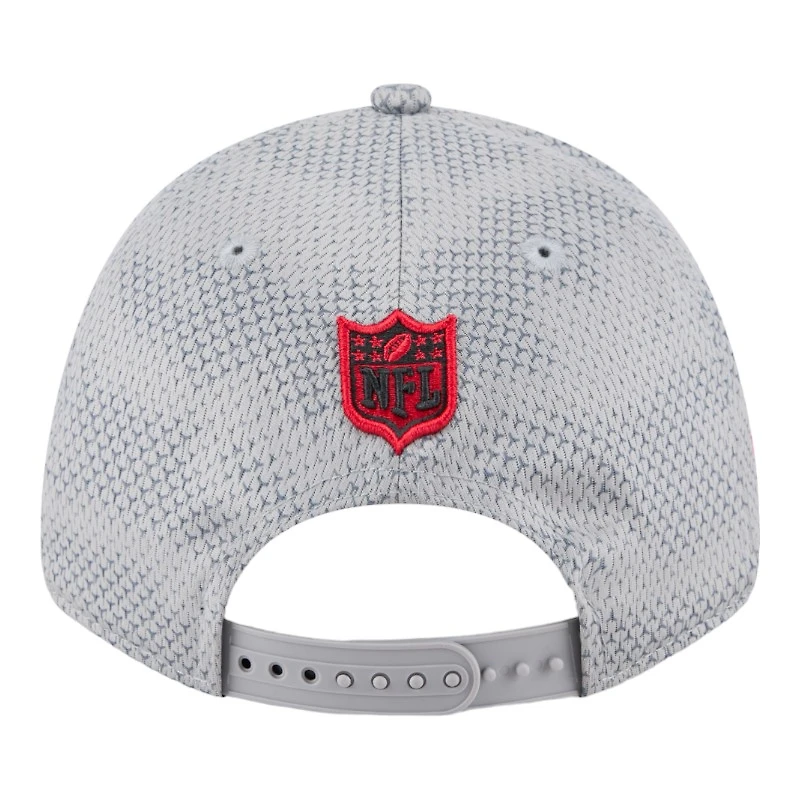 Kansas City Chiefs Gray 2024 NFL Sideline New Era 9FORTY Stretch-Snap Hat