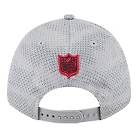 Kansas City Chiefs Gray 2024 NFL Sideline New Era 9FORTY Stretch-Snap Hat