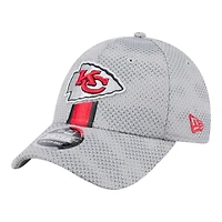 Kansas City Chiefs Gray 2024 NFL Sideline New Era 9FORTY Stretch-Snap Hat