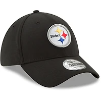 Pittsburgh Steelers Black Basic New Era 39THIRTY Flex Fit Hat
