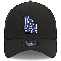 Los Angeles Dodgers Black Basic New Era 39THIRTY Flex Fit Hat