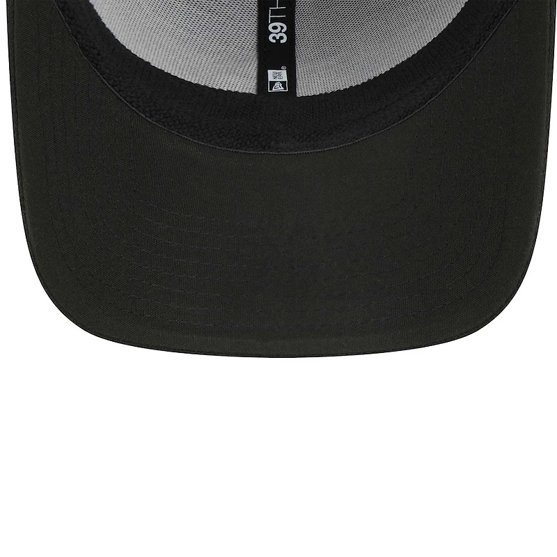 Los Angeles Dodgers Black Basic New Era 39THIRTY Flex Fit Hat