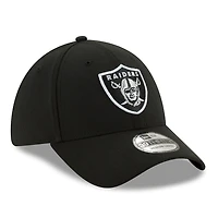 Las Vegas Raiders Black Basic New Era 39THIRTY Flex Fit Hat