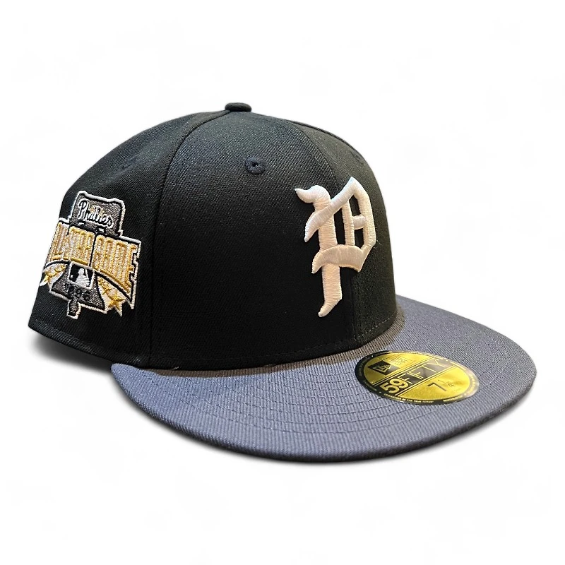 Philadelphia Phillies Black and Gray 1996 ASG Patch UV New Era 59FIFTY Fitted Hat