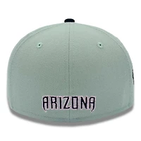 Arizona Diamondbacks Everest Green and Black 25th Anni Patch Pink UV New Era 59FIFTY Fitted Hat