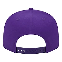 Youth Los Angeles Lakers Purple Evergreen Script Side Patch 9FIFTY Snapback Hat