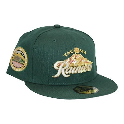Tacoma Rainiers Green "Earth - FHN Elements Pack" Pacific League Patch Gray UV New Era 59Fifty Fitted Hat