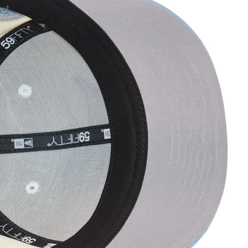 Los Angeles Angels Cream and Icy Blue "Air - FHN Elements Pack" 1967 All Star Game Patch Gray UV New Era 59Fifty Fitted Hat