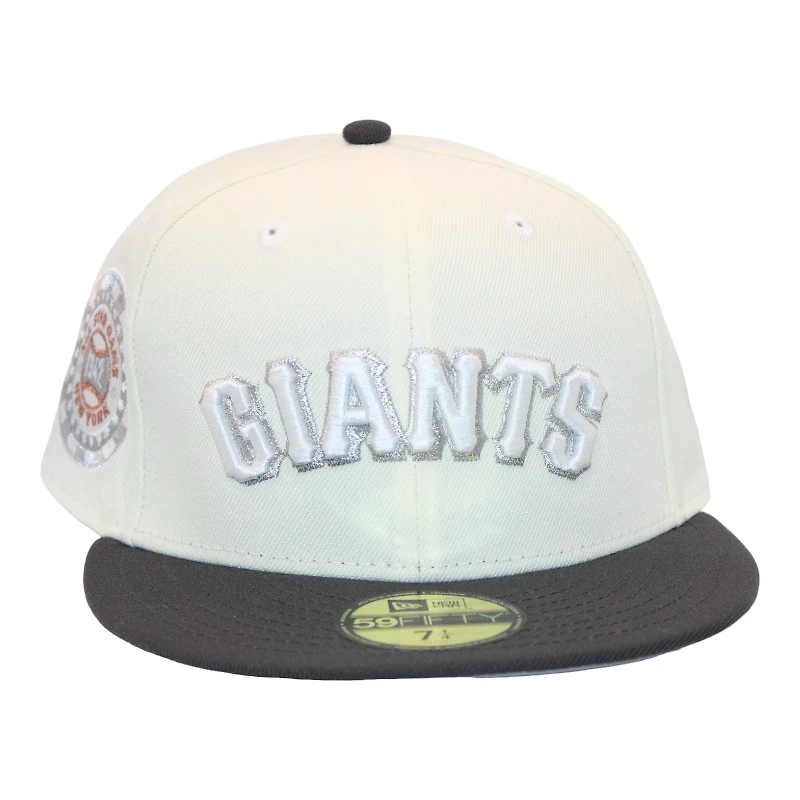 New York Giants Cream and Graphite "FHM DPM Stock Pack" 1942 ASG Gray UV Era 59Fifty Fitted Hat