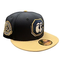 Chattanooga Lookouts Navy and Tan Southern League Patch Gray UV New Era 59FIFTY Fitted Hat