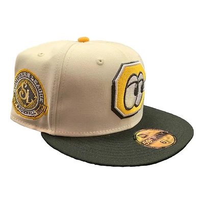 Chattanooga Lookouts Chrome and Black Southern League Patch Yellow UV New Era 59FIFTY Fitted Hat