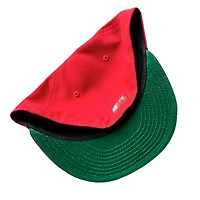 Oakland Athletics Cardinal Red and Graphite Battle of Bay Patch Green UV New Era 59FIFTY Fitted Hat