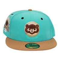 Chicago Cubs Aqua and Tan "215 Aux Pack" 1990 ASG Patch Pink UV New Era 59Fifty Fitted Hat