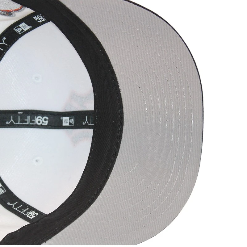 New York Yankees White and Black "215 Aux Pack" Subway Series Patch Gray UV Era 59Fifty Fitted Hat