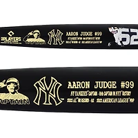 Aaron Judge Big Time Bats NY Yankee Captain Black Art Bat