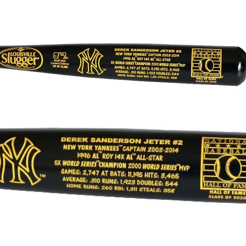 Derek Jeter Big Time Bats Hall of Fame Louisville Slugger Bat