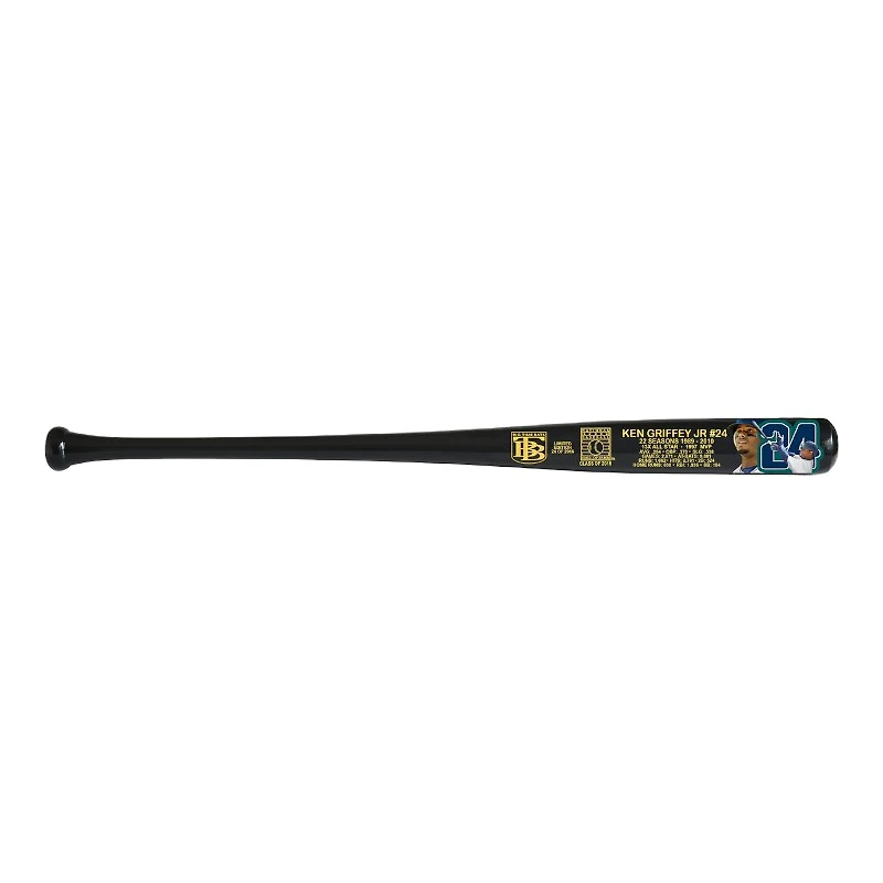 Ken Griffey Jr Big Time Bats Black Maple Hall of Fame Art Bat