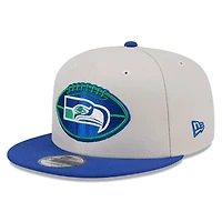 Seattle Seahawks 2024 Sideline Historic Stone Gray New Era 9FIFTY Snapback Hat