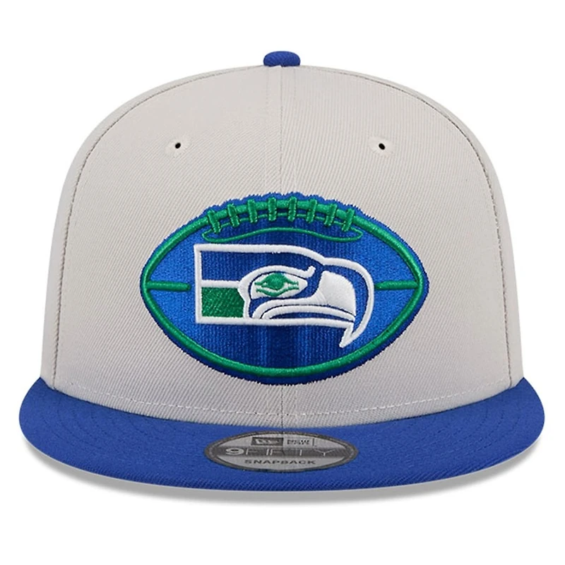 Seattle Seahawks 2024 Sideline Historic Stone Gray New Era 9FIFTY Snapback Hat
