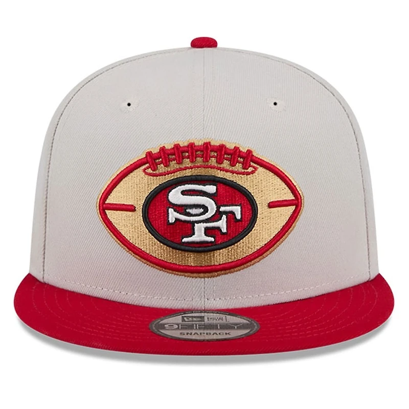 San Francisco 49ers 2024 Sideline Historic Stone Gray New Era 9FIFTY Snapback Hat