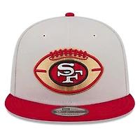 San Francisco 49ers 2024 Sideline Historic Stone Gray New Era 9FIFTY Snapback Hat