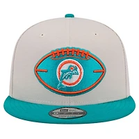 Miami Dolphins 2024 Sideline Historic Stone Gray New Era 9FIFTY Snapback Hat