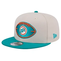 Miami Dolphins 2024 Sideline Historic Stone Gray New Era 9FIFTY Snapback Hat