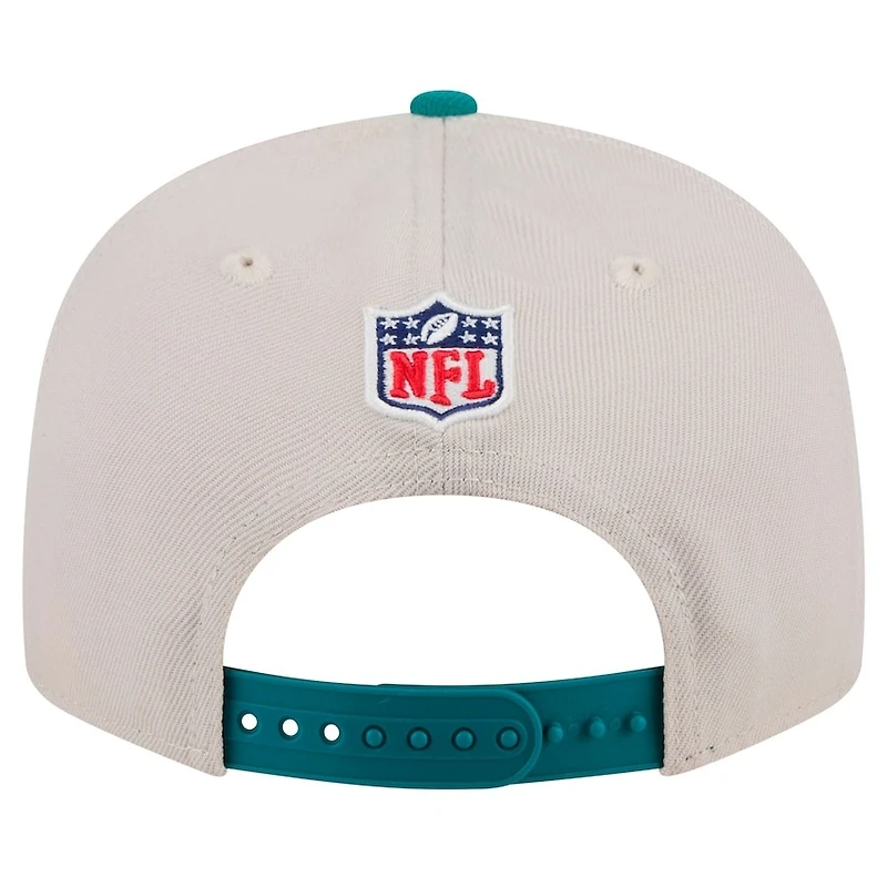 Miami Dolphins 2024 Sideline Historic Stone Gray New Era 9FIFTY Snapback Hat