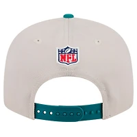Miami Dolphins 2024 Sideline Historic Stone Gray New Era 9FIFTY Snapback Hat