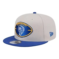 Los Angeles Rams 2024 Sideline Historic Stone Gray New Era 9FIFTY Snapback Hat