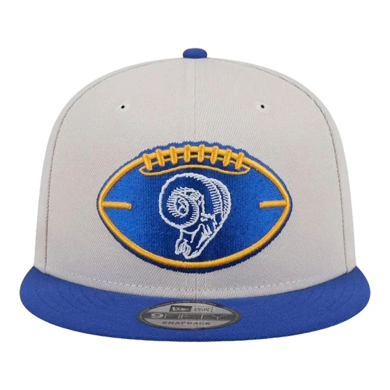 Los Angeles Rams 2024 Sideline Historic Stone Gray New Era 9FIFTY Snapback Hat