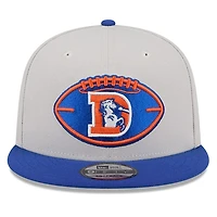 Denver Broncos 2024 Sideline Historic Stone Gray New Era 9FIFTY Snapback Hat