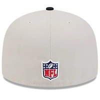 New Orleans Saints 2024 Sideline Historic Stone Gray Era 59FIFTY Fitted Hat