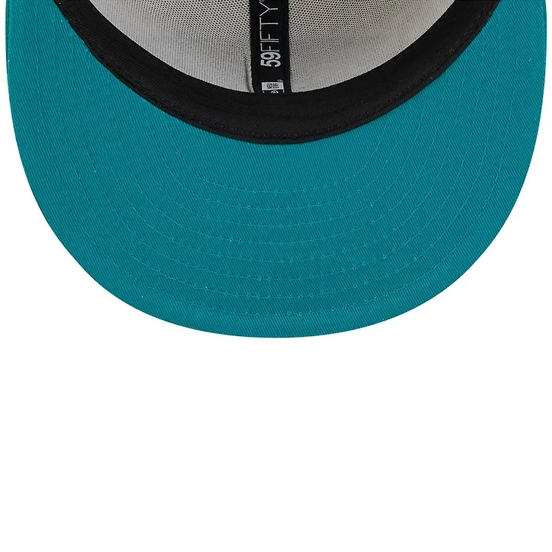 Miami Dolphins 2024 Sideline Historic Stone Gray New Era 59FIFTY Fitted Hat