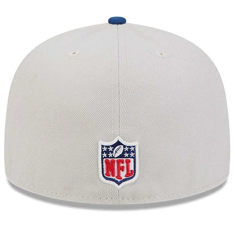 Indianapolis Colts 2024 Sideline Historic Stone Gray New Era 59FIFTY Fitted Hat