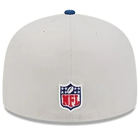 Indianapolis Colts 2024 Sideline Historic Stone Gray New Era 59FIFTY Fitted Hat