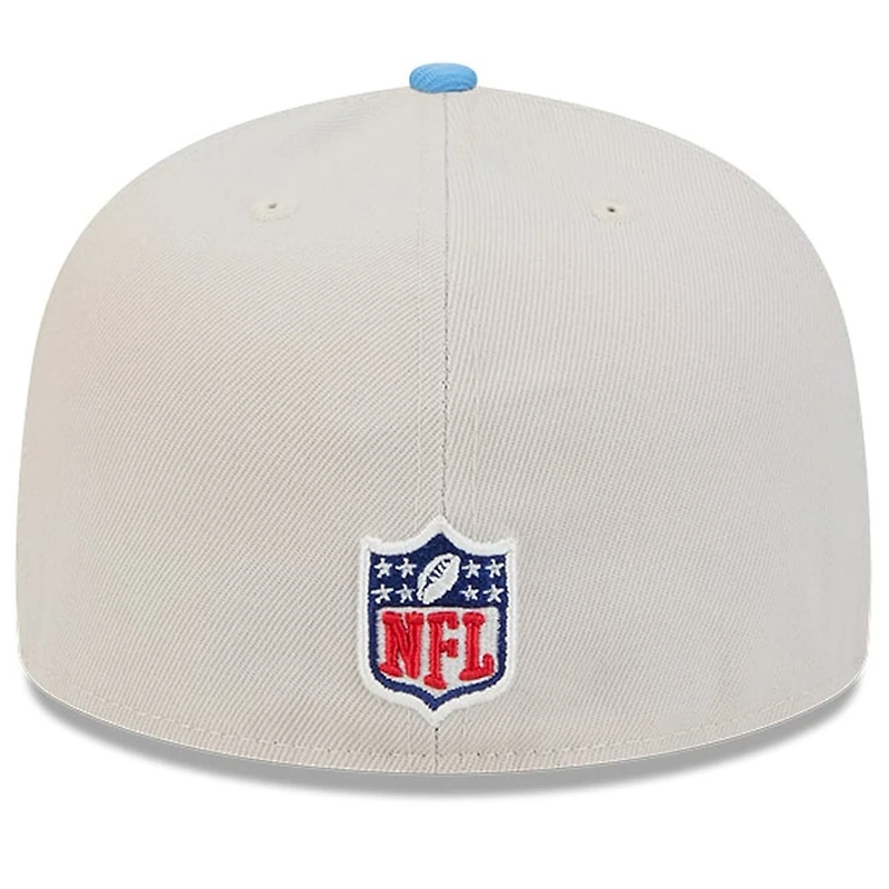 Houston Oilers 2024 Sideline Historic Stone Gray New Era 59FIFTY Fitted Hat