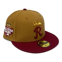 Kansas City Royals Brown and Maroon 2012 ASG Patch Green UV New Era 59FIFTY Fitted Hat
