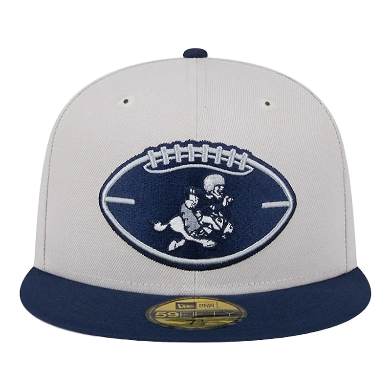 Dallas Cowboys 2024 Sideline Historic Stone Gray New Era 59FIFTY Fitted Hat