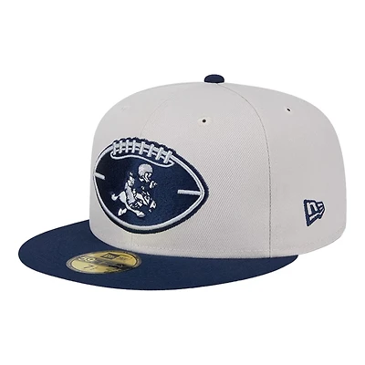 Dallas Cowboys 2024 Sideline Historic Stone Gray New Era 59FIFTY Fitted Hat