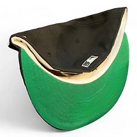 Los Angeles Dodgers Black Upside Down LA First WS Patch Green UV New Era 59FIFTY Fitted Hat