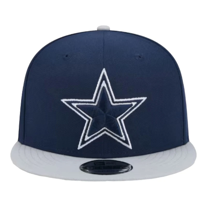 Dallas Cowboys Navy and Gray Basic NFL New Era 9FIFTY Snapback Hat