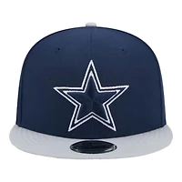 Dallas Cowboys Navy and Gray Basic NFL New Era 9FIFTY Snapback Hat