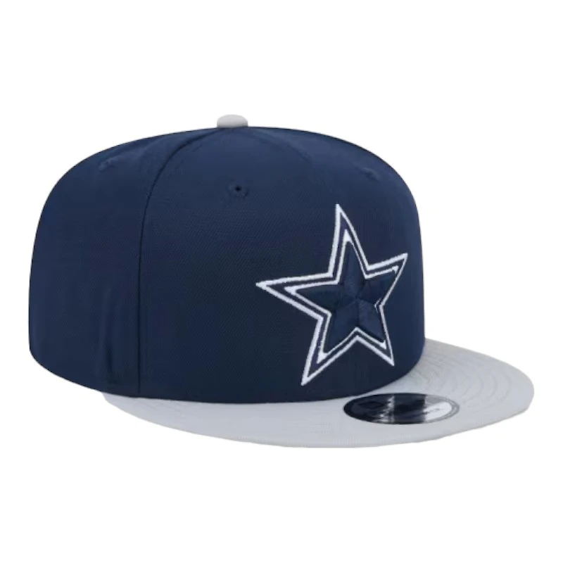 Dallas Cowboys Navy and Gray Basic NFL New Era 9FIFTY Snapback Hat