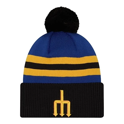 Seattle Mariners City Connect New Era Knit Beanie Hat