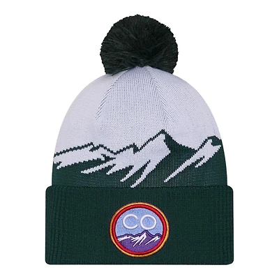 Colorado Rockies City Connect New Era Knit Beanie Hat